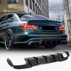 Mercedes E-class W212 2009-2016 гг. Диффузор заднего бампера V1 для E63 AMG 2013-2016 Карбон фото 2