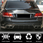 Mercedes E-class W212 2009-2016 гг. Диффузор заднего бампера V1 для E63 AMG 2013-2016 Карбон фото 4