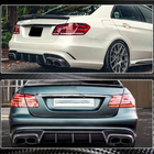 Mercedes E-class W212 2009-2016 гг. Диффузор заднего бампера V1 для E63 AMG 2013-2016 Карбон фото 6