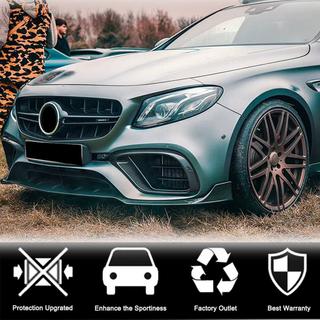 Передний бампер Лип V1 для E63 AMG 2016-2019 Карбон фото 2