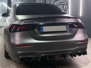 Mercedes E-class W213 2016-2023 гг. Диффузор заднего бампера для E63 AMG 2020-2023, Карбон фото 8