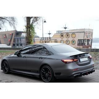 Диффузор заднего бампера для E63 AMG 2020-2023, Карбон фото 4