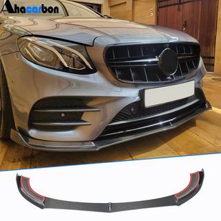 Передний Бампер Лип V1 для AMG-Line / E43 AMG 2016-2019, Карбон фото 1
