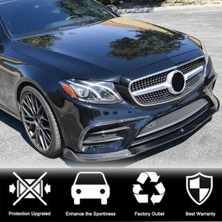 Передний Бампер Лип V1 для AMG-Line / E43 AMG 2016-2019, Карбон фото 2
