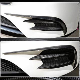 Карбоновые Накладки на Передний Бампер (для AMG-Line/E43 AMG 2016-2019) фото 4
