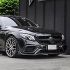 Mercedes E-class W213 2016-2023 гг. Карбоновые накладки на передний бампер для E63 AMG 2016-2019 фото 2