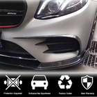 Mercedes E-class W213 2016-2023 гг. Накладки на передний бампер V1 (для E43 AMG 2016-2019, Карбон) фото 3