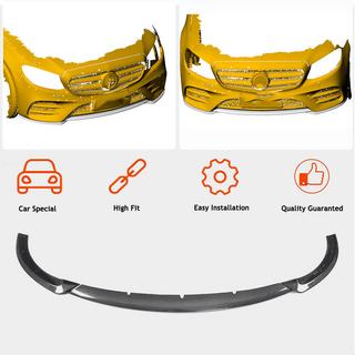 Передний Лип V2 для AMG-Line / E43 AMG 2016-2019, Карбон фото 2