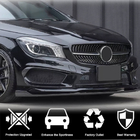 Mercedes CLA C117 2013-2019 гг. Накладка на передний бампер Lip (для CLA45 AMG SD 2013-2015, Карбон) фото 2
