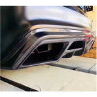 Mercedes CLA C117 2013-2019 гг. Диффузор заднего бампера V1 (для AMG-Line / CLA45 AMG 2013-2016, Карбон) фото 3
