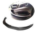 Mercedes A-class W176 2012-2018 гг. Передняя губа бампера V1 для AMG-Line / A45 AMG HB 2013-2015, Карбон фото 1