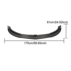 Mercedes A-class W176 2012-2018 гг. Передняя губа бампера V1 для AMG-Line / A45 AMG HB 2013-2015, Карбон фото 6