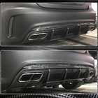Mercedes A-class W176 2012-2018 гг. Диффузор заднего бампера V1 для AMG-Line / A45 AMG HB фото 3