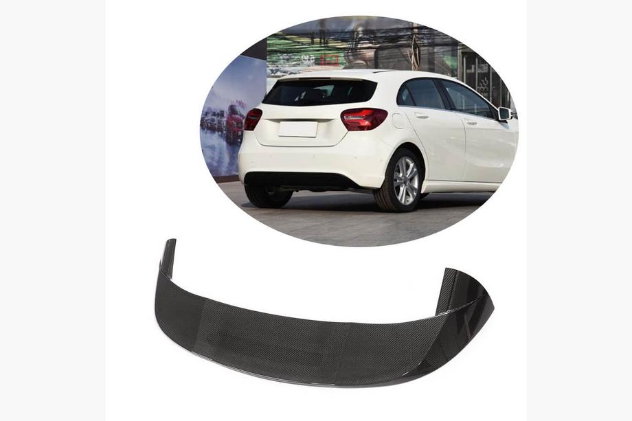 Mercedes A-class W176 2012-2018 гг. Спойлер V5 (для HB, Карбон) Image