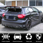 Mercedes A-class W176 2012-2018 гг. Диффузор заднего бампера V2 (для AMG-Line / A45 AMG HB) фото 2