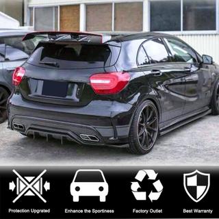 Диффузор заднего бампера V2 (для AMG-Line / A45 AMG HB) фото 2