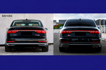 Audi A8 2018- гг. Комплект рестайлинга с заменой фар (в S8 2025) фото 3