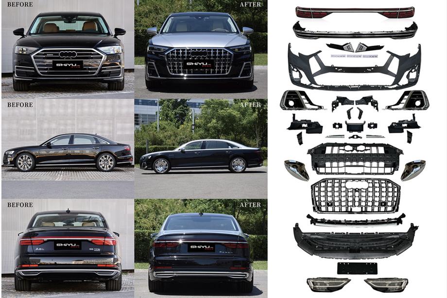 Audi A8 2018- гг. Комплект рестайлинга с заменой фар (в Horch 2025) Image