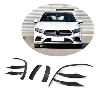 Карбоновые Накладки на Передний Бампер (для AMG-Line SD 2018-2021) фото 1