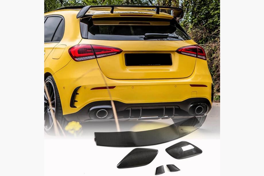 Mercedes A-class W177 2018- гг. Спойлер V3 (для HB, Карбон) Image