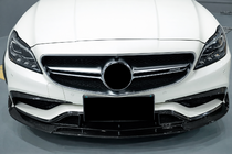Mercedes CLS C218 2011-2018 гг. Накладка на передний бампер Lip V2 (для CLS63 AMG SD 2015-2018, Карбон) фото 5