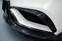 Mercedes CLS C218 2011-2018 гг. Накладка на передний бампер Lip V2 (для CLS63 AMG SD 2015-2018, Карбон) фото 6