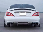 Mercedes CLS C218 2011-2018 гг. Диффузор заднего бампера для AMG-Line/CLS63 AMG 2011-2014, Карбон фото 2