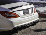Mercedes CLS C218 2011-2018 гг. Диффузор заднего бампера для AMG-Line/CLS63 AMG 2011-2014, Карбон фото 5