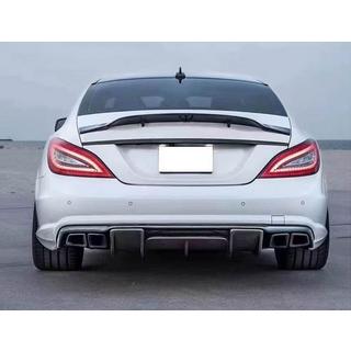 Диффузор заднего бампера для AMG-Line/CLS63 AMG 2011-2014, Карбон фото 2
