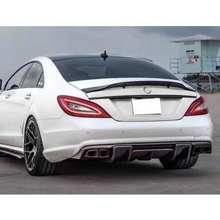 Диффузор заднего бампера для AMG-Line/CLS63 AMG 2011-2014, Карбон фото 3