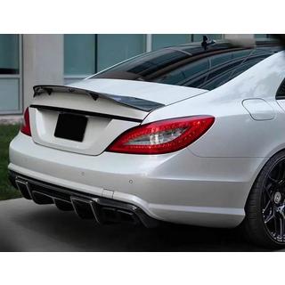 Диффузор заднего бампера для AMG-Line/CLS63 AMG 2011-2014, Карбон фото 4