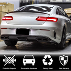 Mercedes E-class coupe C238 2016-2024 гг. Диффузор заднего бампера V1 для AMG-Line 2017-2019 Карбон фото 3