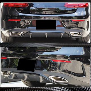 Диффузор заднего бампера V2 для AMG-Line 2017-2019 Карбон фото 4