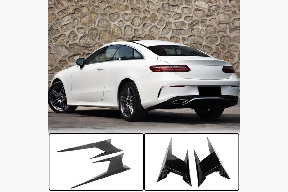 Mercedes E-class coupe C238 2016-2024 гг. Карбоновые накладки на задние крылья (для AMG-Line 2017-2019) Image