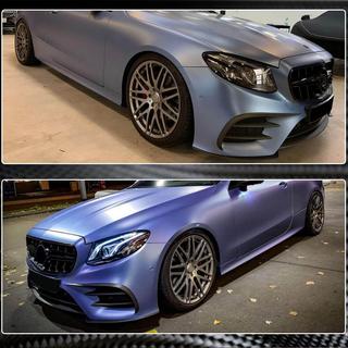 Передний бампер Лип для AMG-Line 2017-2019 Карбон фото 4