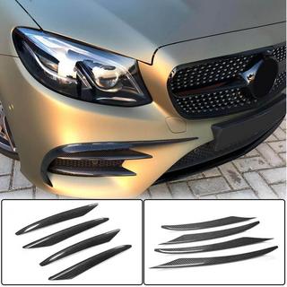 Карбоновые накладки на передний бампер (для AMG / AMG-Line 2017-2019) фото 1