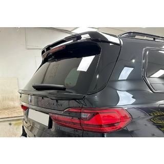 Нижний спойлер V1 (Черный глянец) BMW X7 G07 2019- гг. фото 2