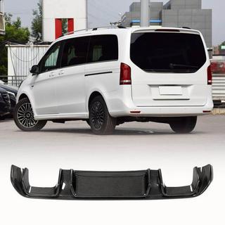 Диффузор заднего бампера V2 (для V-Class 2014-2019, Карбон) фото 1