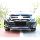 Mercedes Vito/V-class W447 2014- гг. Накладка На Передний Бампер Lip (2014-2019, Карбон) фото 3
