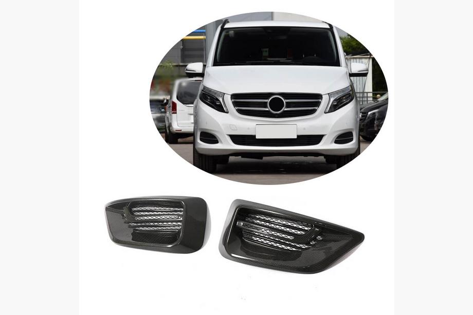 Mercedes Vito/V-class W447 2014- гг. Накладки на противотуманные фары V2 (2014-2019, Карбон) Image