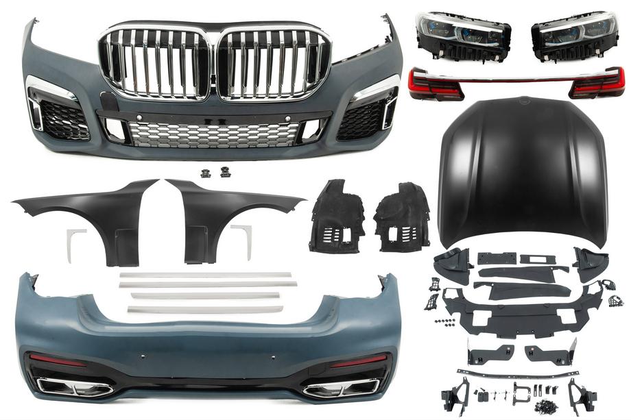 BMW 7 серия F01/F02 2008-2015 гг. Комплект рестайлинга в G12 M760 (без замены крышки багажника и задних крыльев) Фото 6