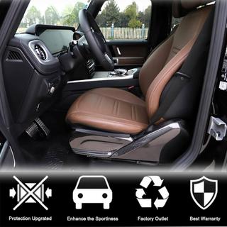 Накладки на сиденья из Dry Carbon Mercedes G сlass W463 2018-2024 гг. фото 3