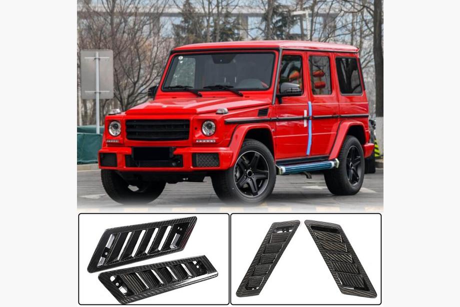 Mercedes G class W463 1990-2018 гг. Накладки на передние крылья (Dry Carbon) Image