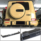 Mercedes G class W463 2018-2024 гг. Диффузор заднего бампера V1 для G63 AMG, Карбон фото 1