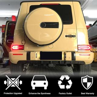 Диффузор заднего бампера V1 для G63 AMG, Карбон фото 3