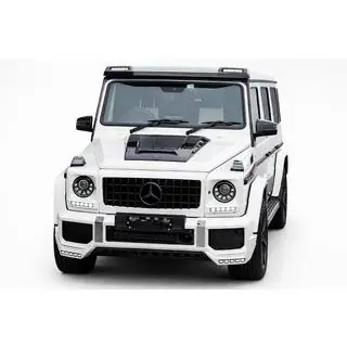Накладка на капот BRBS (2004-2018, Карбон) Mercedes G class W463 1990-2018 гг. фото 1