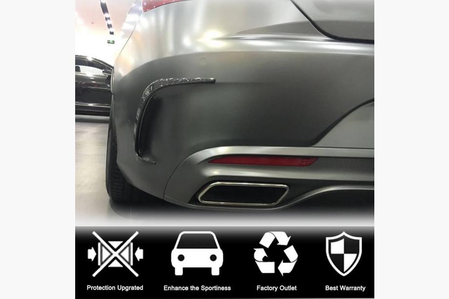 Mercedes S-class C217 Coupe 2014-2020 гг. Накладка на задний бампер (для AMG / AMG-Line, Карбон) Фото 3