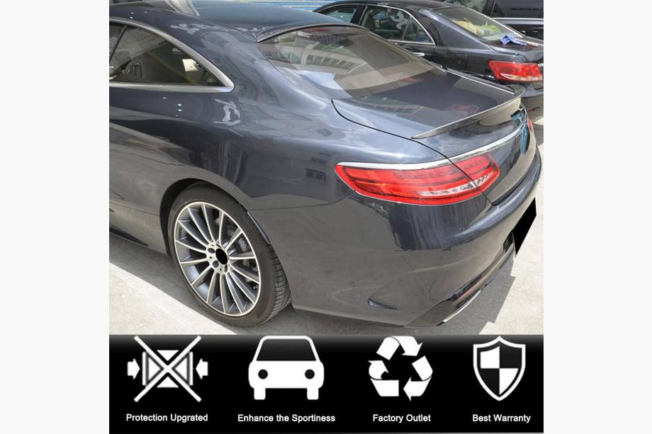 Mercedes S-class C217 Coupe 2014-2020 гг. Спойлер V1 (купе, Карбон) Фото 3