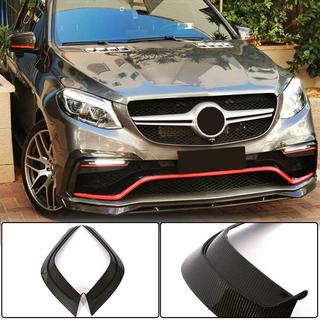 Карбоновые Накладки на Передний Бампер для GLE63 AMG фото 2