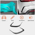 Mercedes GLE coupe C292 2015-2019 гг. Накладка на задний бампер (карбон) фото 3